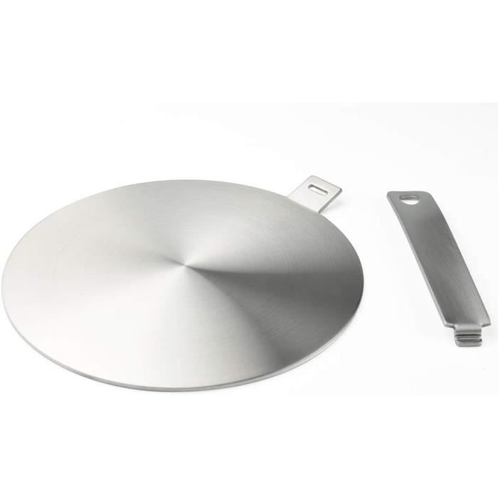 Plaque Adaptateur Pour Induction – En Acier Inoxydable – 24 Cm – Compatible Gaz Et électrique