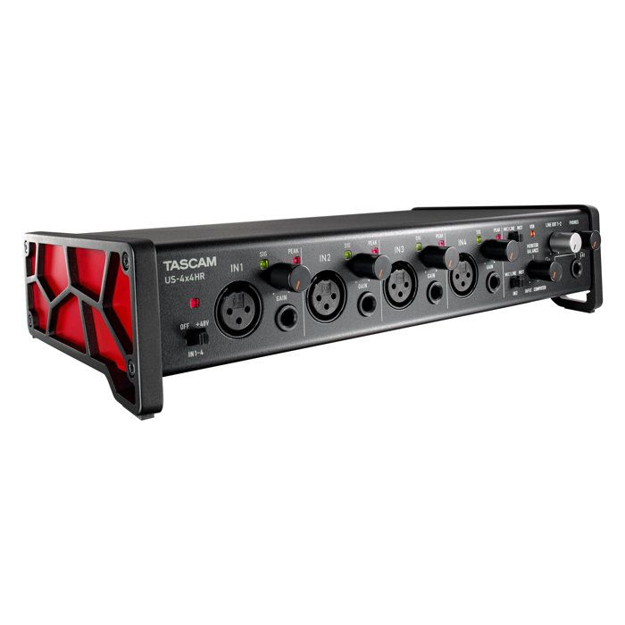 Interface audio USB - TASCAM - US-4X4HR - 4 entrées combo XLR - 192 kHz - USB-C