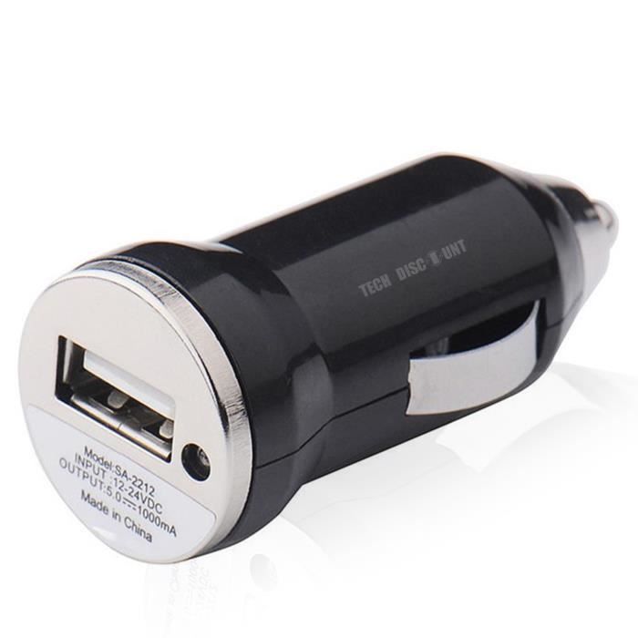 TD® Voltmètre Allume-cigare Thermomètre Chargeur USB LED Auto 12