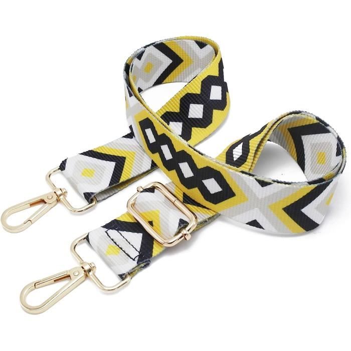 Sangle Réglable Pour Sac à Main - Bandoulière En Toile (canvas) - Largeur 3.8cm - Neuf Générique