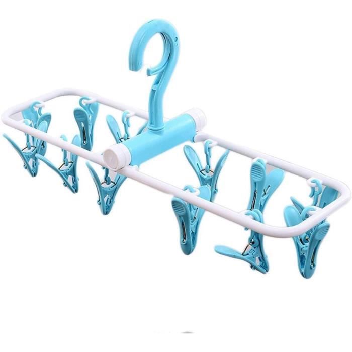 2 Porte-Vêtements En Spirale Acier Inoxydable 45 Cm - Pour Séchage Couvertures, Vêtements Volumineux