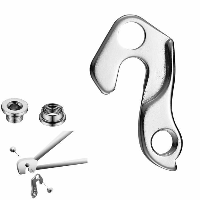 Patte de dérailleur GH-078 - UNION - Gris - Adulte - Set de vis inclus