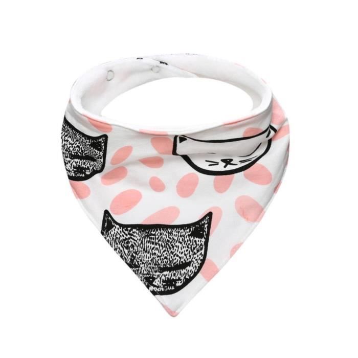 Bavoirs Bebe Bandana Bavoir Triangle Bebe Fille En Coton Bavette Rose Cdiscount Puericulture Eveil Bebe