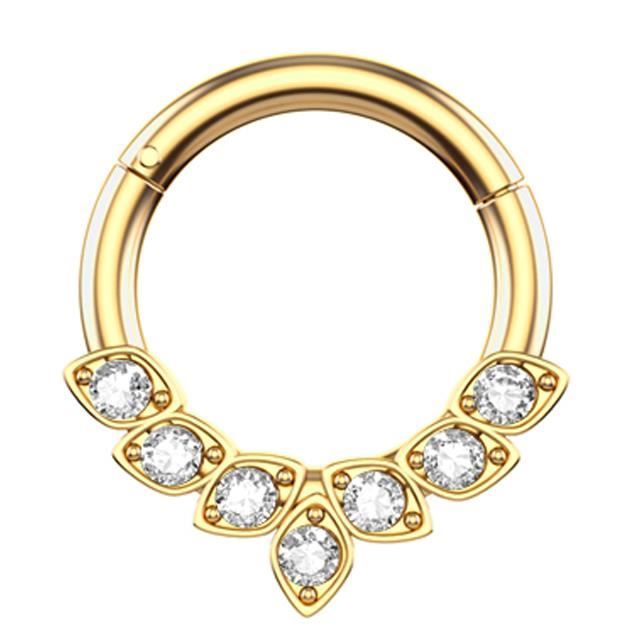 OUFER 18G 11mm Piercing Nez Hoop Anneaux Argent 316L Acier Inoxydable ...