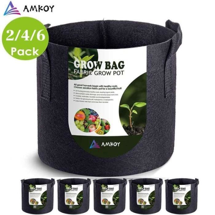 Sacs De Culture De Pommes De Terre De 10 Gallons, Sac De Culture De Pommes De Terre De 10 Gallons Sac De Culture De Plantation De Jardin Avec Rabat Tissu Non Tisse Respirant Pour Legumes Et Tomates 98554407