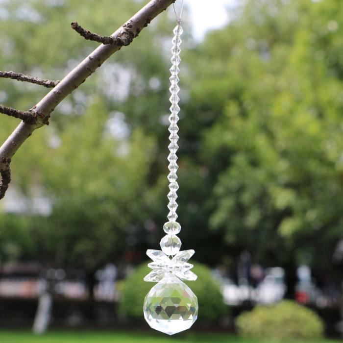 30 Boules Cristal Prisme 20mm - Attrape-Soleil Arc-en-Ciel Pour Fenêtres Et Décoration Intérieure