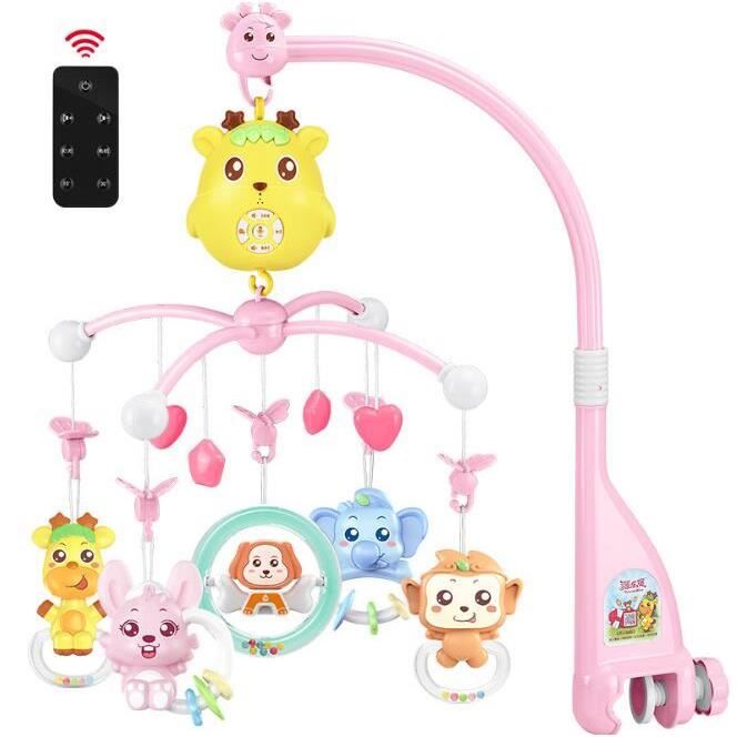 Mobile Bebe Mobile Musical Mobile De Projecteur Tournant Rose Rechargeable Cdiscount Puericulture Eveil Bebe