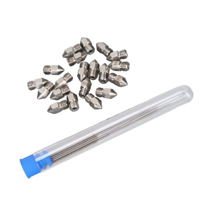 Lasuroa Kit De Nettoyage De Buse D'imprimante 3D, 10 Tailles