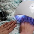 Lampe Icône UV LED White Edition by MEANAIL® • Manucure Semi-permanente • UV LED Sèche Ongles 24W • Design & légère • Normes CE-1