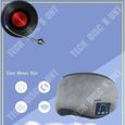 TD® Masque pour les yeux Masque d'oreille Bluetooth 5.0 Masque pour les yeux sommeil Masque pour les yeux musique sans fil-1