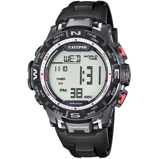 Montre CALYPSO Montre Calypso digitale Bracelet silicone