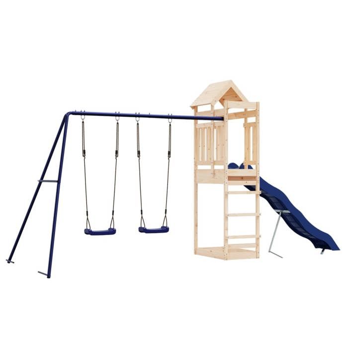 vidaXL Jeu en bois - Aire de jeux d'extérieur bois de pin imprégné