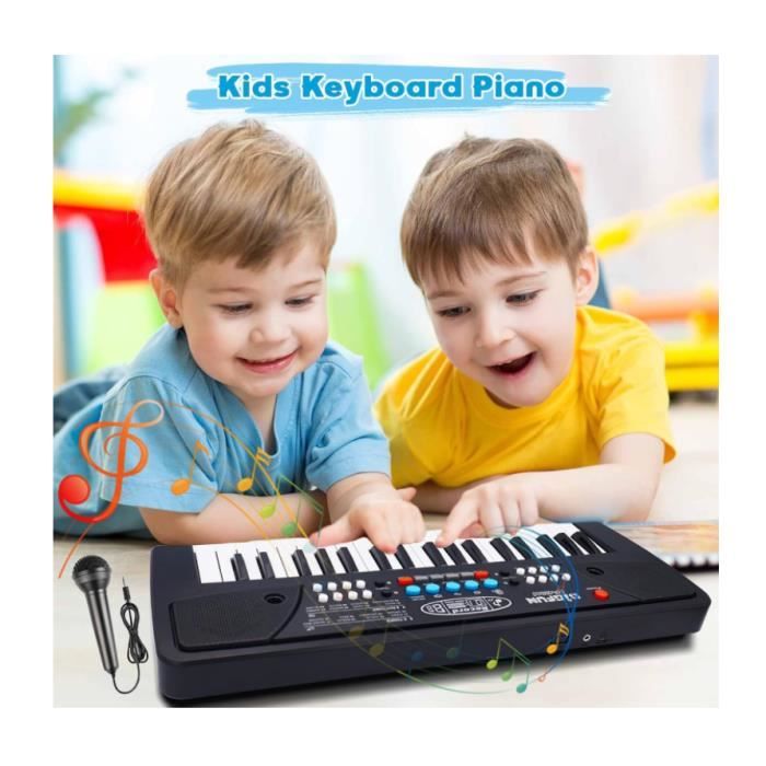 Piano Enfant 37 Touches, Clavier de Piano Enfants de 3 4 5 6 7 8 An
