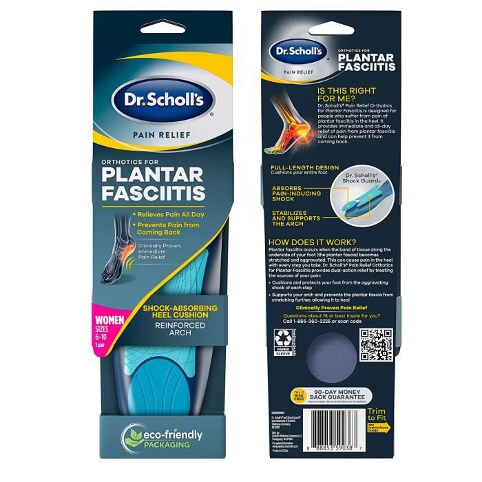 Scholl s Semelle orthop dique pour le soulagement des douleurs