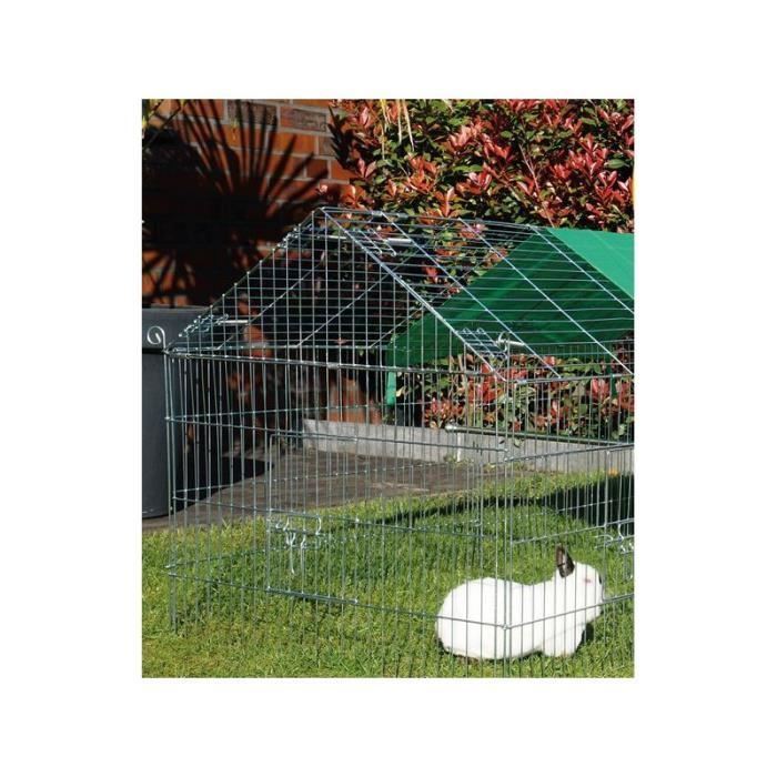 Parc Enclos lapin Extérieur grillage en métal Haute Qualité pour lapins  1,80 x 0,74 x 0,75 m « 455 S Maison été» - Cdiscount