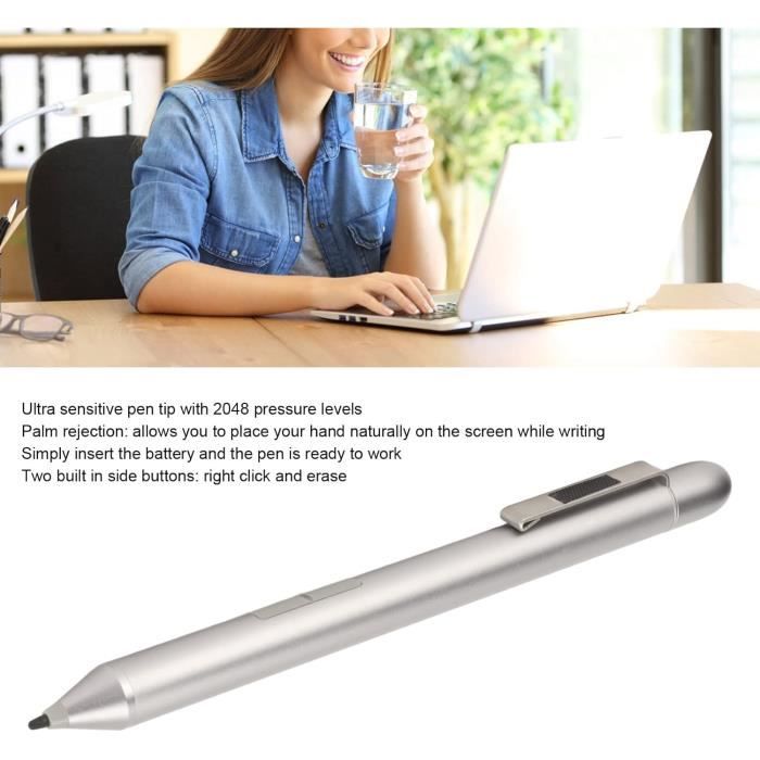 Étui Adhésif Pour Stylet - Compatible Apple Pencil Et Autres - Noir - Support Réutilisable - 18,6x3,5cm