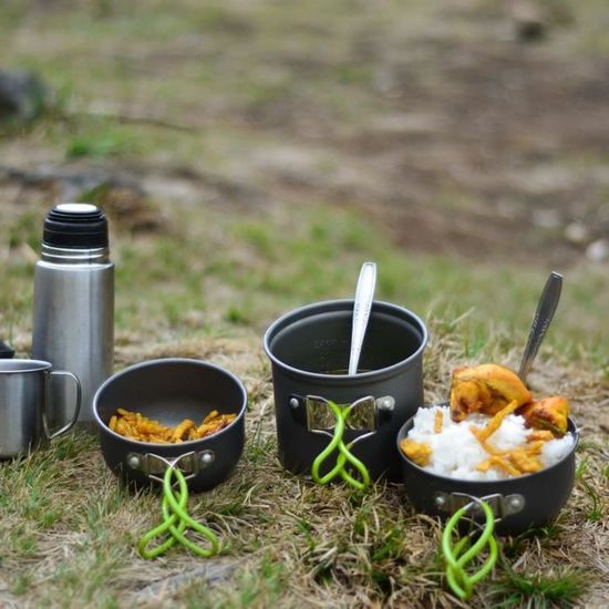 Ustensile de cuisine Vaisselle de camping pour BBQ Portable