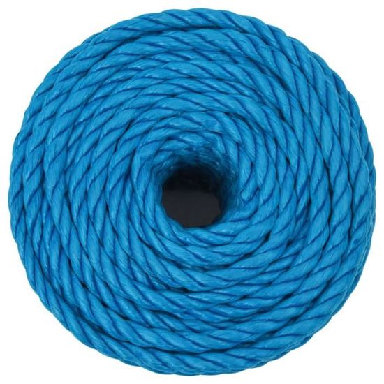 Corde de travail Bleu 3 mm 25 m Polypropylène