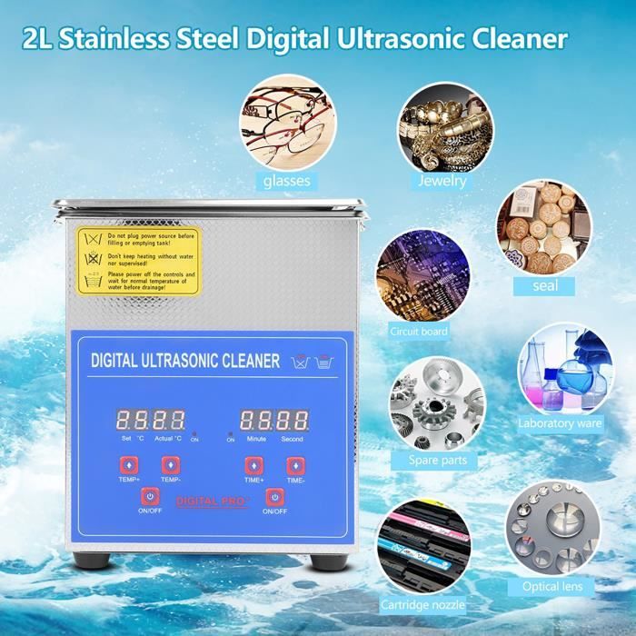 M03 Petits bijoux de ménage automatiques intelligents et montre Machine de  nettoyage par ultrasons CN Plug (