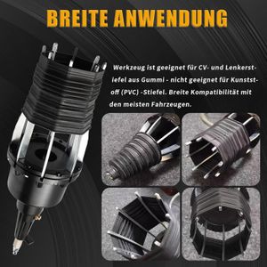 Lot De 10 Soufflets De Cardan Universels Pour Auto + Colliers Et Graisse - Neuf JBM