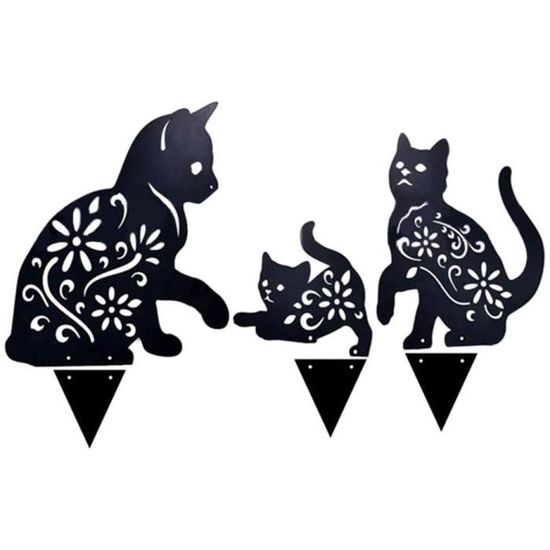 Décoration de jardin faite à la main Décoration de pelouse cypressen Cat Yard Art Plaque de jardin en métal avec silhouette d'animal Décoration de jardin pour l'extérieur Décoration de jardin faite à la main Décoration de pelouse cypressen Cat Yard Art Plaque de jardin en métal avec silhouette d'animal Décoration de jardin pour l'extérieur