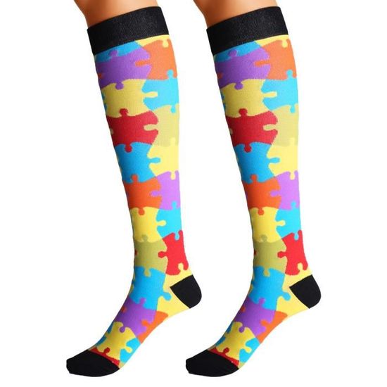 Physix Gear Chaussettes Running Femme et Homme Chaussette de R/écup/ération Sport Alternative aux Bas de Contention Chaussette Running Homme et Femme Chaussette Compression Homme pour Voyages Avion