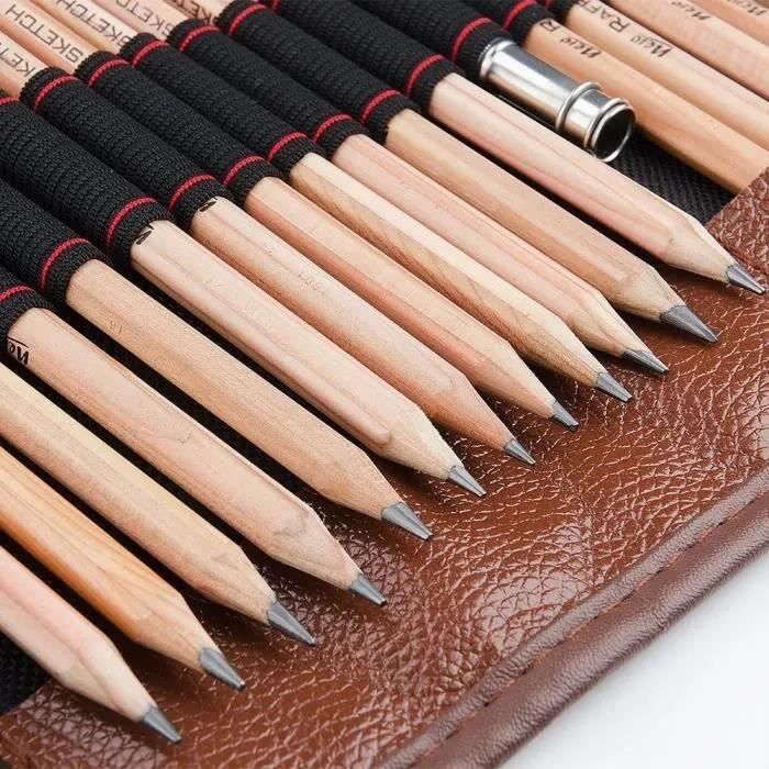 YUTUY Crayons de Dessin Professionnels,Crayons de Croquis,Kit Crayons Dessin,Crayons Art