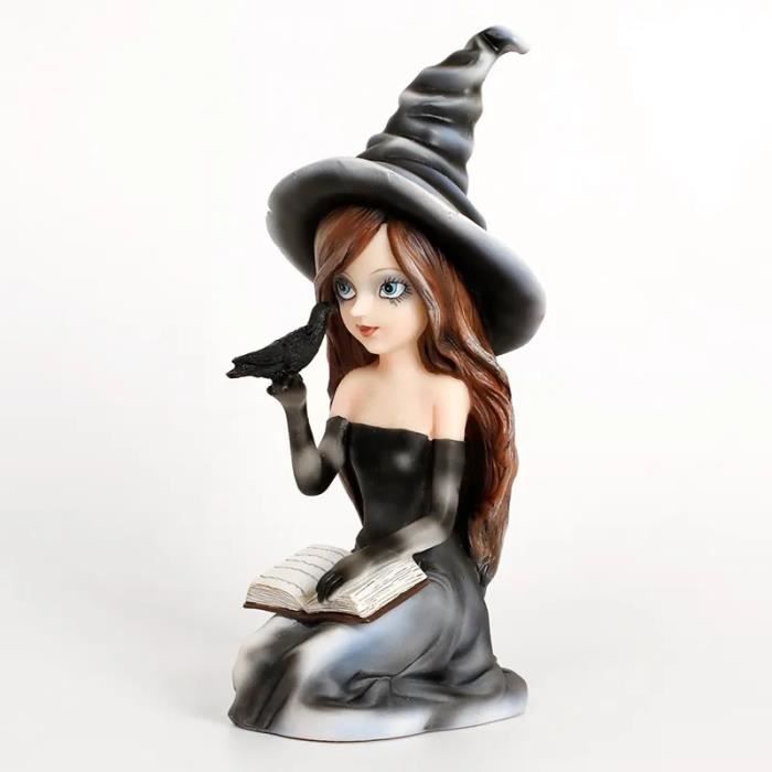 Figurine - Auckland - Sorcière Zelda avec crâne - Résine