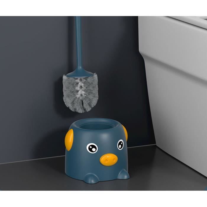 NJesBaa Brosse De Toilette Brosse WC En Silicone Antibactérienne