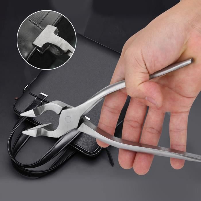 Pince à Pince Plate Outil Bricolage Cuir - Pince Réglage Bord Cuir Pour Ceinture Et Sac - Outil Cuir Professionnel
