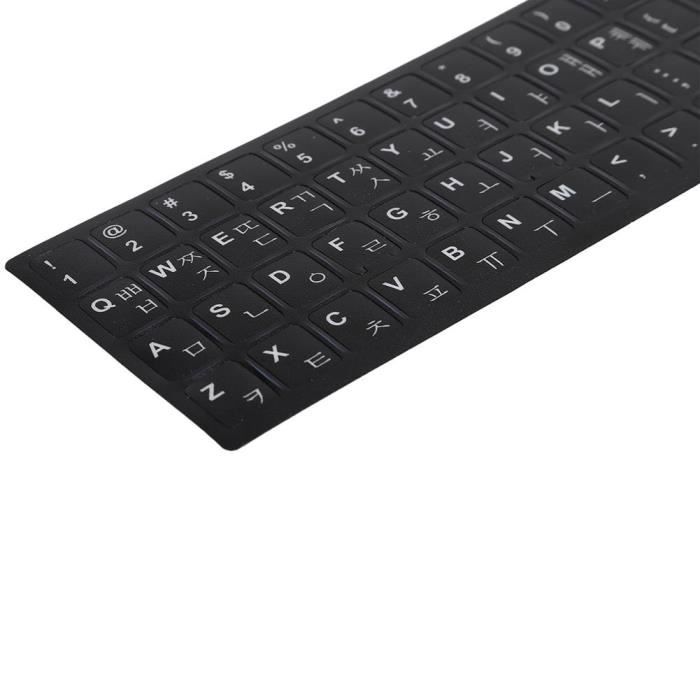 Autocollants de clavier coréens (Hangul) pour portable, ordinateur