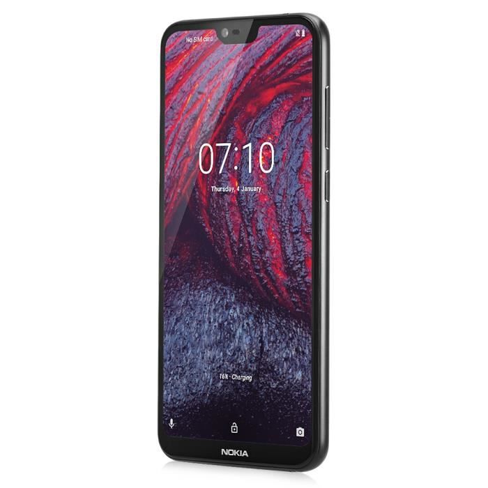 Nokia X6 64G ROM 4G RAM デュアルSimフリー  (黒) Original Unlocked Nokia 6.1 Plus(Nokia X6) 4+64GB Dual Sim