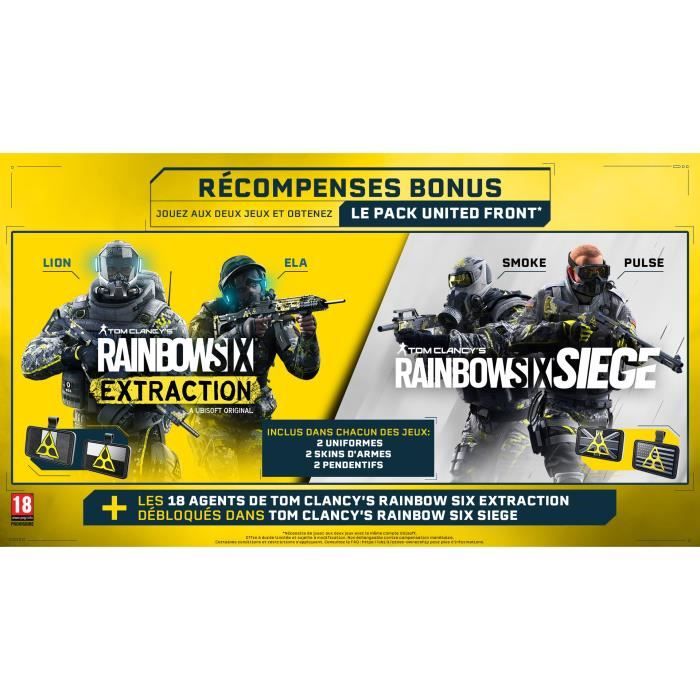 Jeu PS5 Rainbow Six Siege Extraction - État Comme Neuf - Boîte Et Disque Complets - PEGI 16