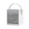 Climatiseur Portable, Refroidisseur D'Air par Évaporation, avec 3 Vitesses de Vent et 3 Ventilateurs Minuteurs pour la Maison, le Ca