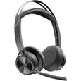 Micro-casque supra-auriculaire POLY VOYAGER FOCUS 2 Bluetooth, filaire Stereo noir-0