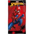 Serviette de bain ou drap de plage Spiderman Marvel rouge 70x140 cm-0