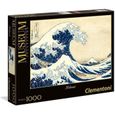 Puzzle 1000 pièces Clementoni - Hokusai : La Vague-0