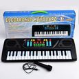37 touches clavier électronique Piano jouet Musical pour enfants 3768 - Noir-0