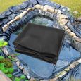 Bâche Bassin ,2m x 3m ,Able Durable Pliable Bâche Bassin Idéal pour les petits étangs les bassins de jardin les fontaines-0