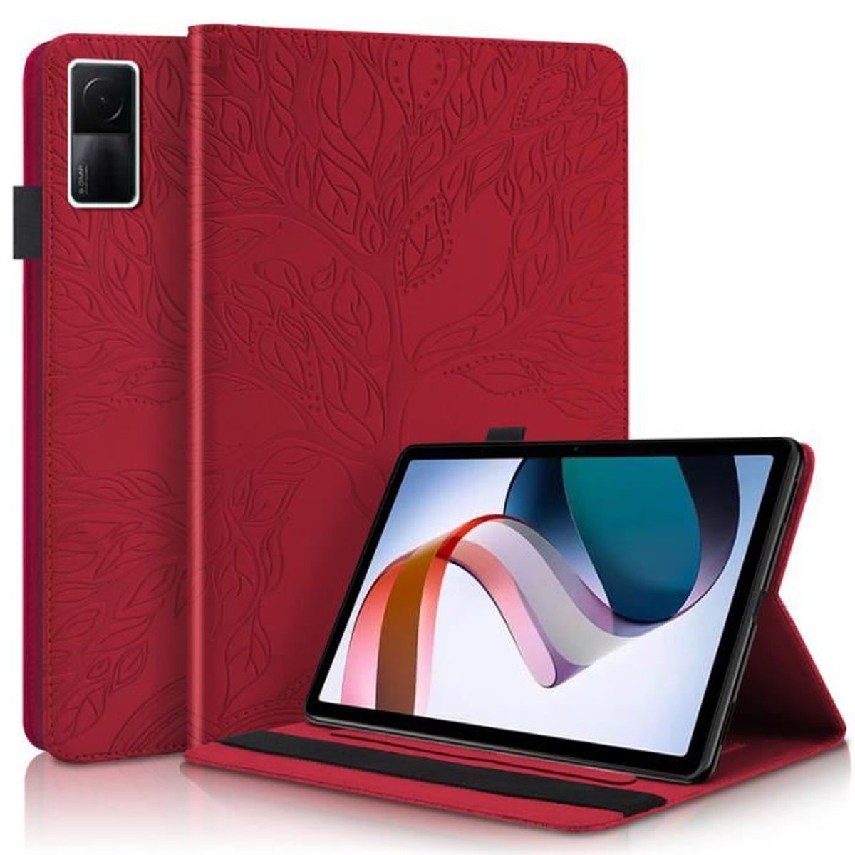BMPNLSZ Cover Flip per Ulefone Note 18 Ultra + [2 Pezzi] Vetro Temperato, HD Pellicola proteggi schermo - Pieghevole Portafoglio Custodia in pelle Borsa Slot Copertura (6,78) - Grigio-HZLD