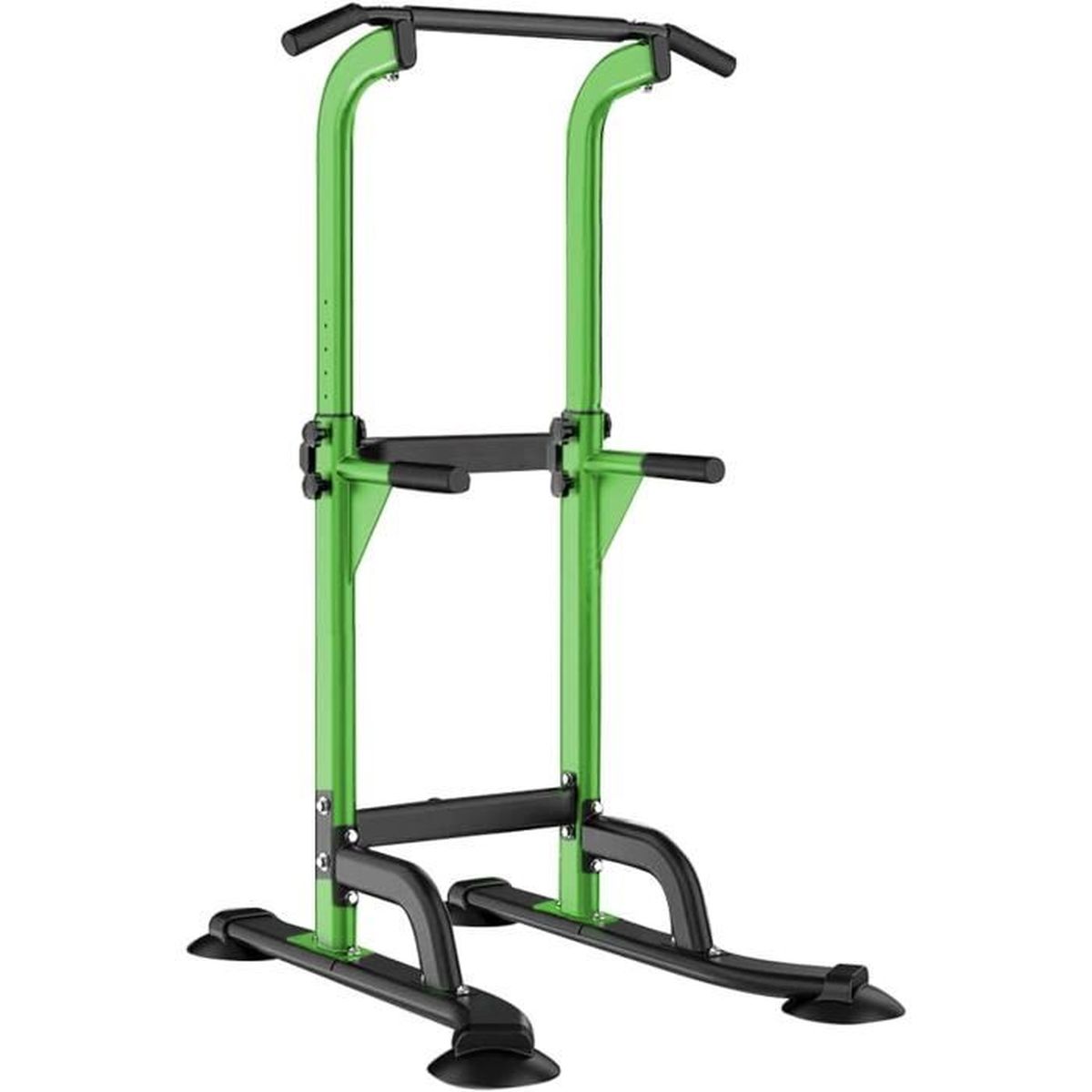Olibelle 150kg Barre De Traction Démontable Station Musculation Dips Equipement D'entraînement