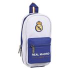 REALMADRID Plumier sac à dos Real Madrid C.F. Bleu Blanc (33 Pièces) - Marque Real Madrid C.F. - Capacité 5 L