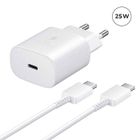 123 Chargeur Rapide 25W USB-C + Câble USB-C vers USB-C pour Samsung Galaxy Tab A9+ Plus 11" Couleur Blanc - Yuan Yuan -