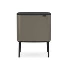 Poubelle Bo Touch Bin - BRABANTIA - 1 seau intérieur - 36 L - Platinum