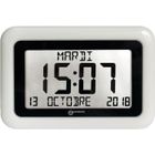 GEEMARC Horloge LCD VISO 10 - Grand affichage date et heure