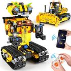 HOGOKIDS Véhicule Télécommandée Robot 2 en 1 Jouet de construction 730PCS Technique robot télécommandé pour enfants