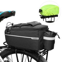 Panier vélo,sac isotherme de vélo, sacoche étanche et réfléchissante pour le cyclisme et le rangement des bagages à - Type Black