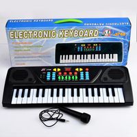 37 touches clavier électronique Piano jouet Musical pour enfants 3768 - Noir