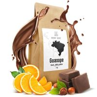 Cafe Grain Brazil Guaxupe Mary Rose Chocolat Orange Café en grains 1kg
