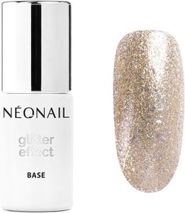 VERNIS A ONGLES Neonail Vernis Semi Permanent Base Coat 7,2 Ml Vernis Gel Uv Semi Permanent Glitter Effect Base Gold Twinkle Base Vernis À